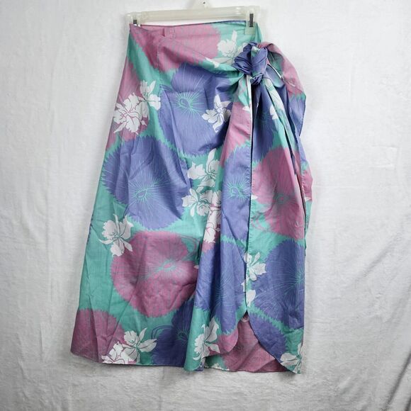 Hilo Hattie Other - Vtg Hilo Hattie Hawaiian Sarong Skirt Floral Maxi Wrap Style 194 Hawaii USA